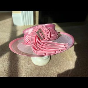 Ms. Divine Pink Satin Hat
